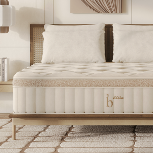 The Birch Elite Natural Mattress in a bedroom scene